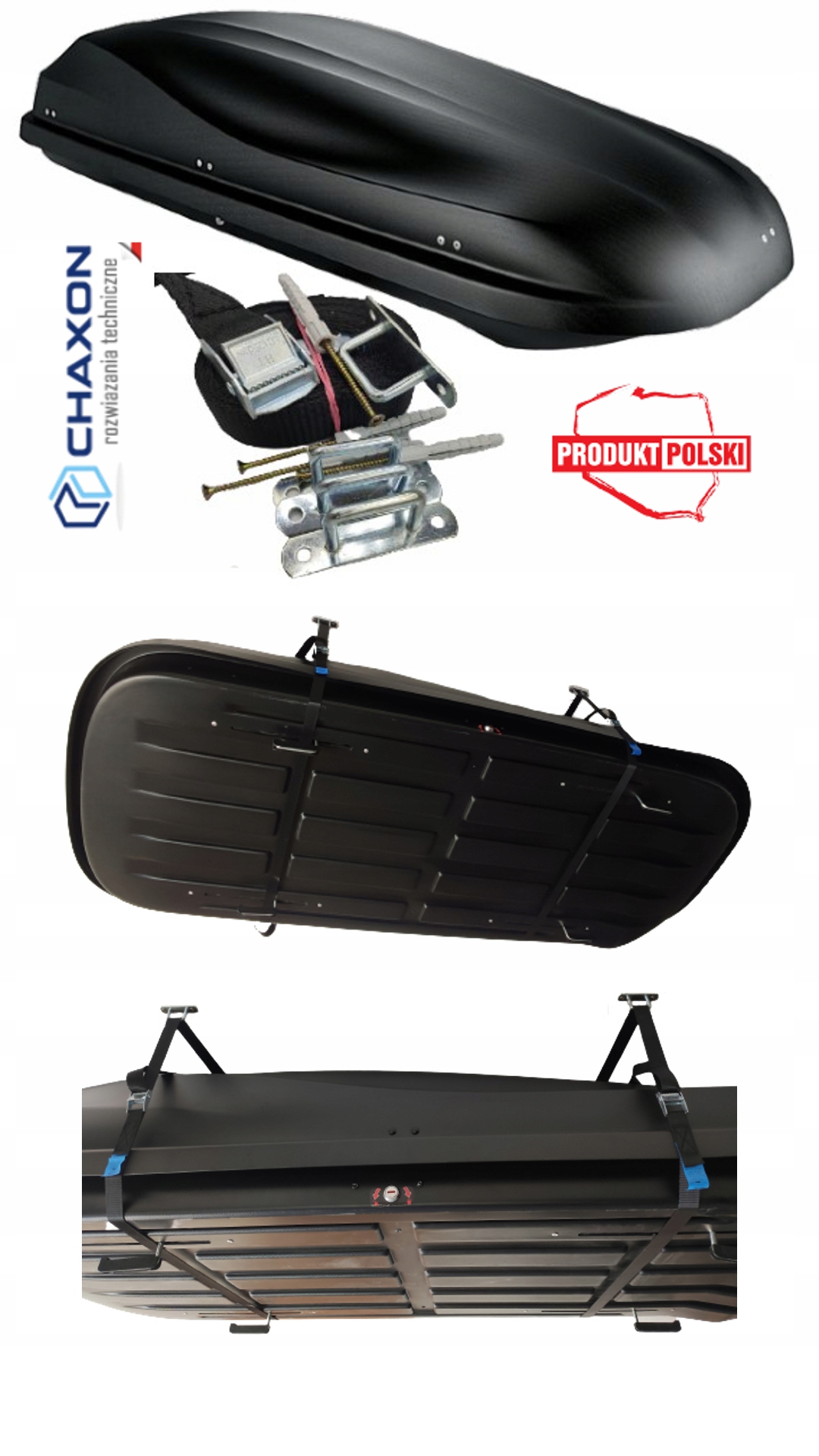 Wieszak winda na box dachowy, kajak itp. + GRATIS