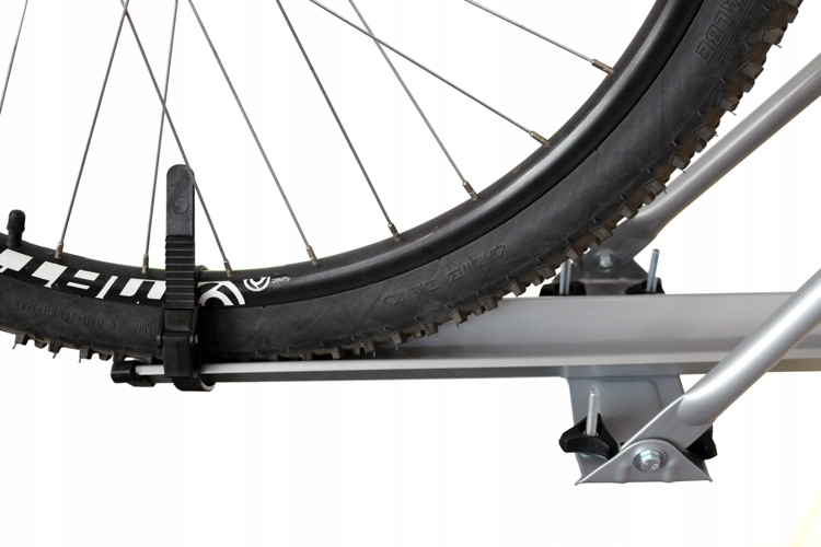 BAGAŻNIK DACHOWY UCHWYT ROWEROWY NA DACH NA 1 ROWER AMOS ALUMINIUM Szerokość produktu 21 cm