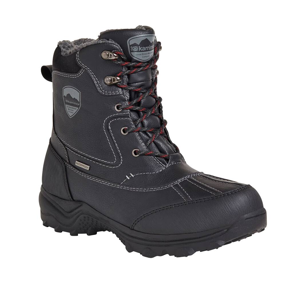 Pánské zateplené zimní boty Karrimor Snow Casual K815-BLK Vel. 41
