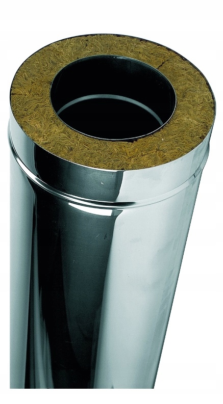 Kd Trubka izolovaná, kyselinovzdorná, fi 150 0,25 m, 1,0 mm, dvoustěnná komínová vložka