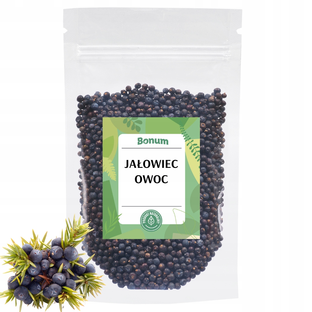 Jałowiec owoc Naturalny całe ziarno Aromatyczna Przyprawa mięso 1kg Bonum