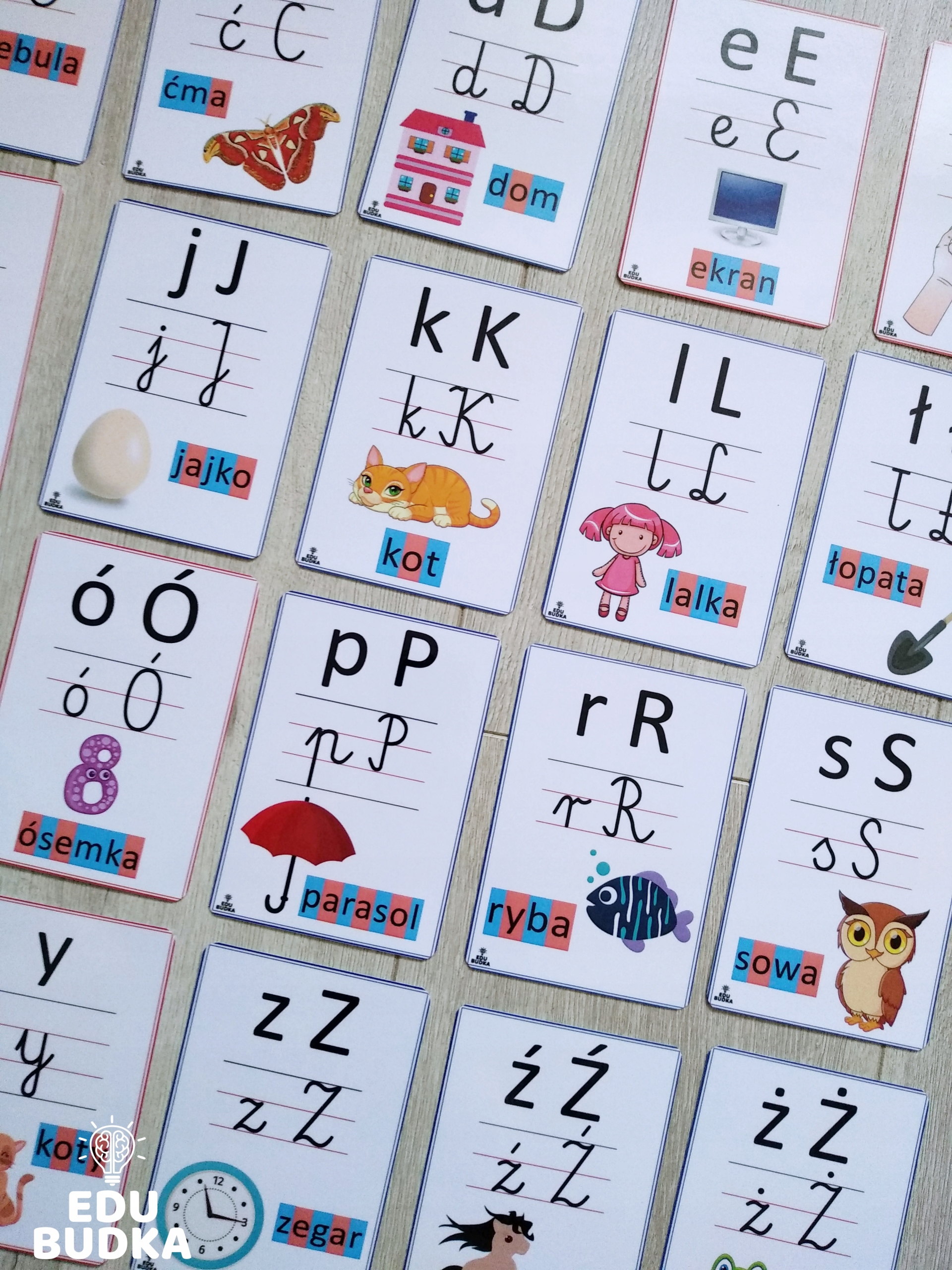 ALFABET 32 Plansze dydaktyczne do nauki liter | 14x9 cm ISBN 1471841766