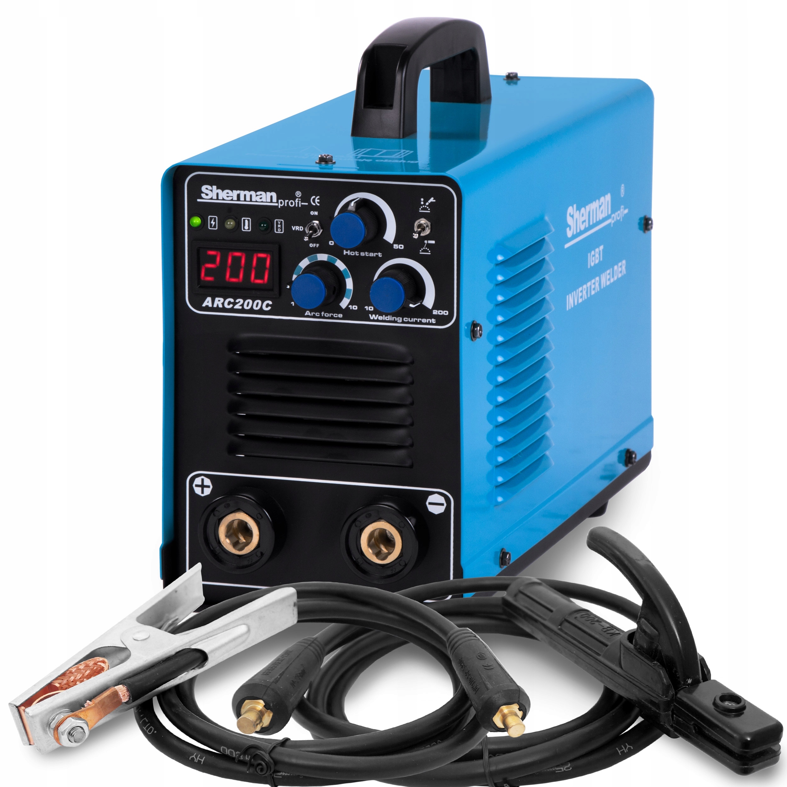 СВАРОЧНЫЙ АППАРАТ ИНВЕРТОРНОГО ЭЛЕКТРОДА SHERMAN ARC200C