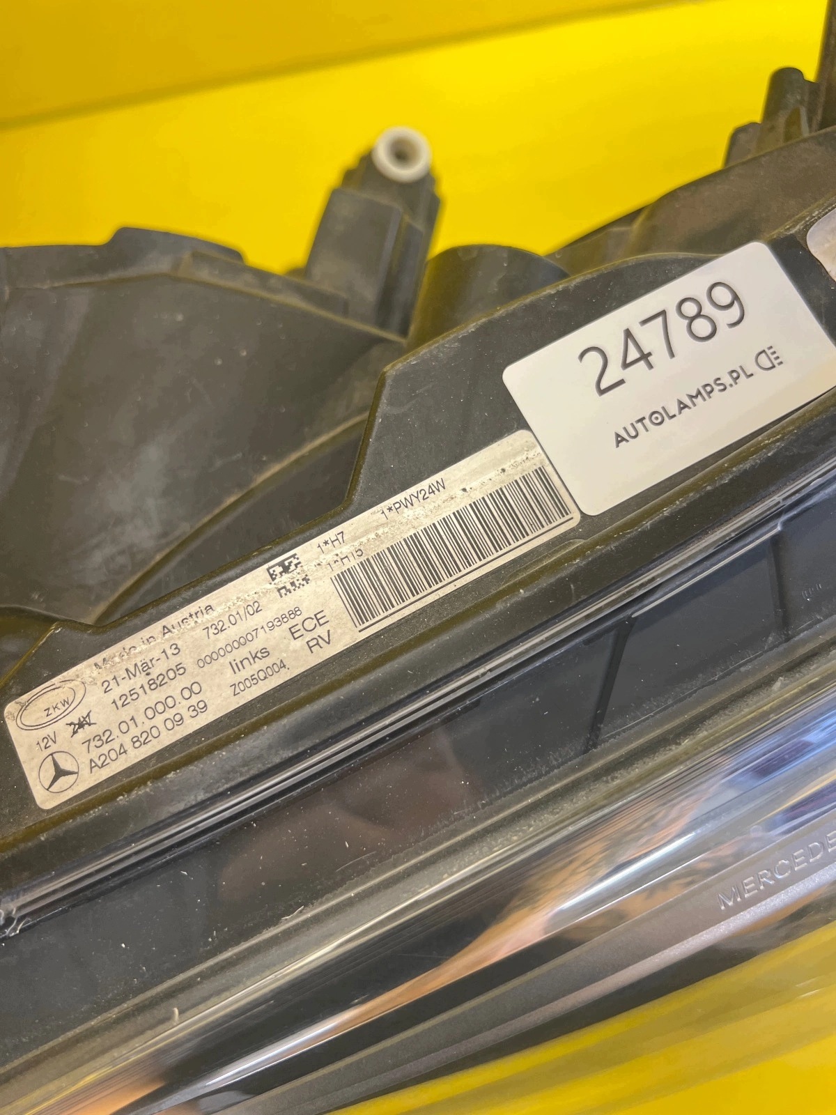 light left Mercedes GLK W204 Lift 12- normal A2048200939