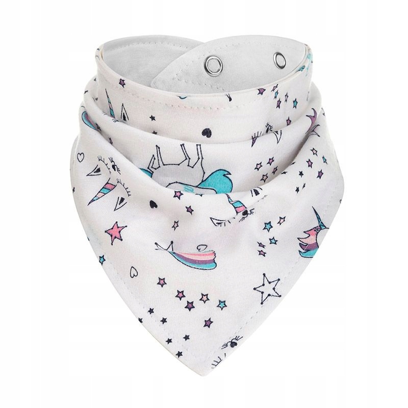 AKUKU Śliniak APASZKA chustka na napy BAWEŁNA