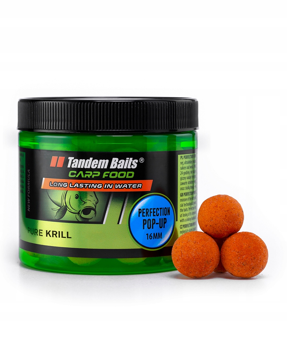Carp Food Perfection Pop-Up kulki pływające 16mm/70g Czysty Kryl