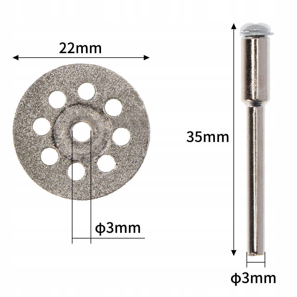 TARCZA DIAMENTOWA 22MM MINI DO CIĘCIA I SZLIFOWANIA NA MINISZLIFIERKĘ PRO Marka Rastool