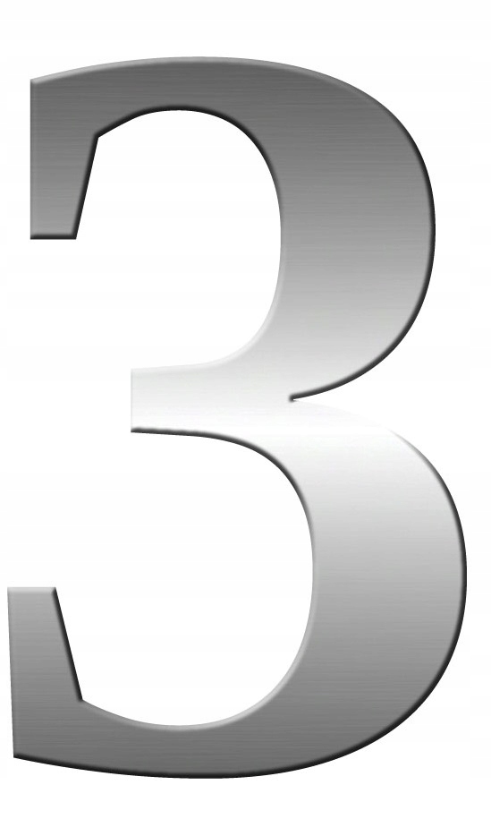 Číslice a písmena ocelové 50 cm řezání laserem Cnc čísla na fasádu domu