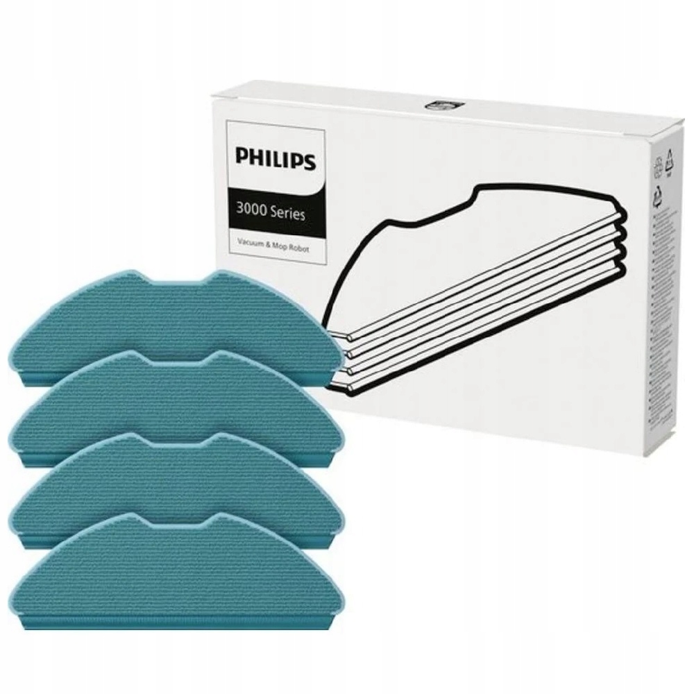 Levně Návlek na mop Philips XV1430/00 (4 kusy) Originální pro XU3000