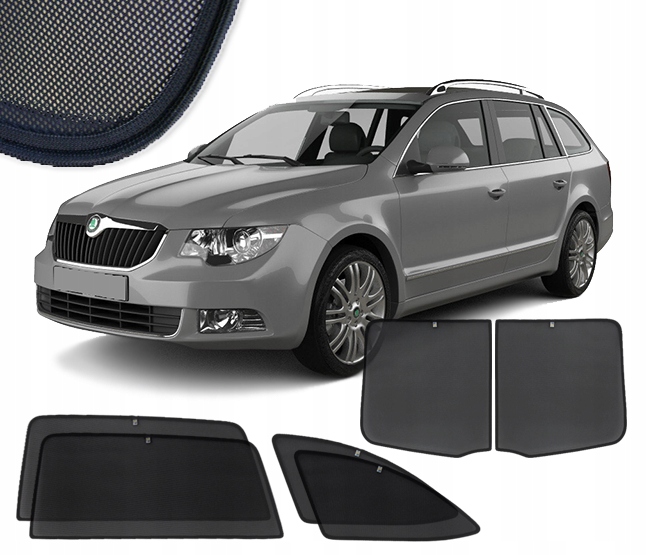 Zasłonki do Skoda Superb 2 II Kombi 2008-2015