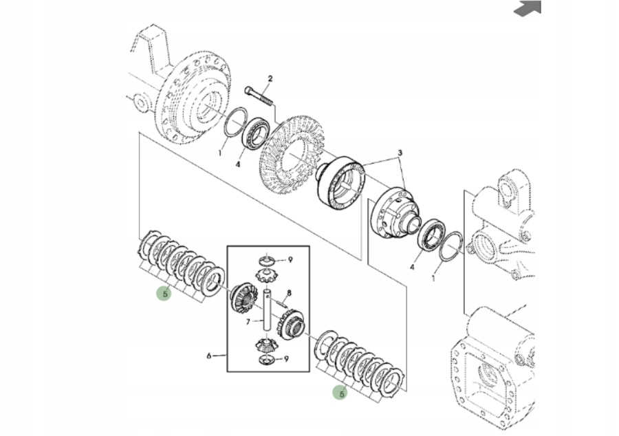 TARCZE JOHN DEERE AL160176 Stan opakowania oryginalne