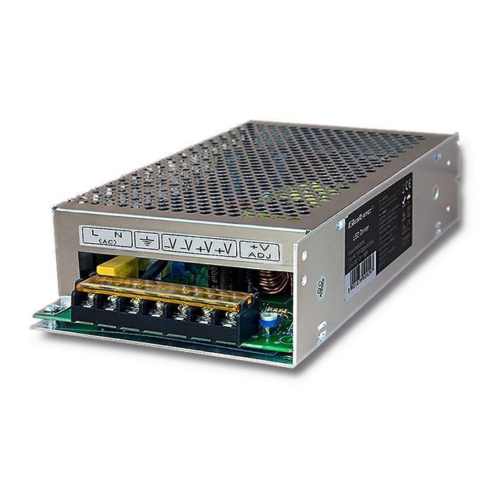 Qoltec Zasilacz impulsowy Led IP20 240W 12V 20A