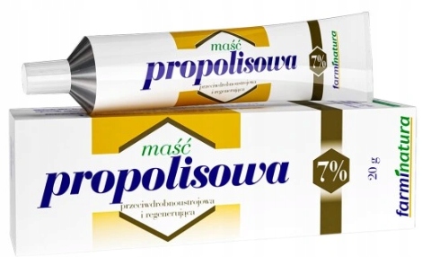 

Maść propolisowa 7% rany otarcia kit pszczeli 20 g