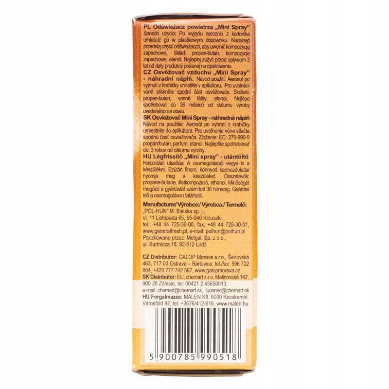 ODŚWIEŻACZ MINI SPRAY ZAPAS ZIELONA HERBATA 15ml.[ — miniatura 3