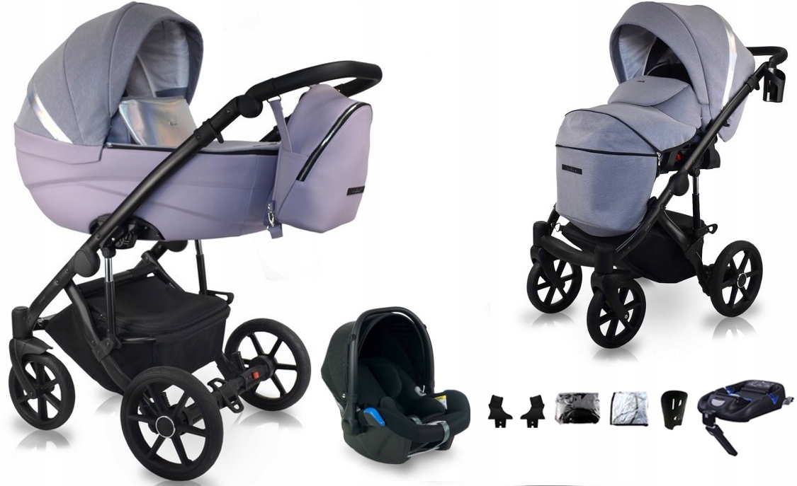 BEXA IDEAL LE WÓZEK DZIECIĘCY ZESTAW - 4W1