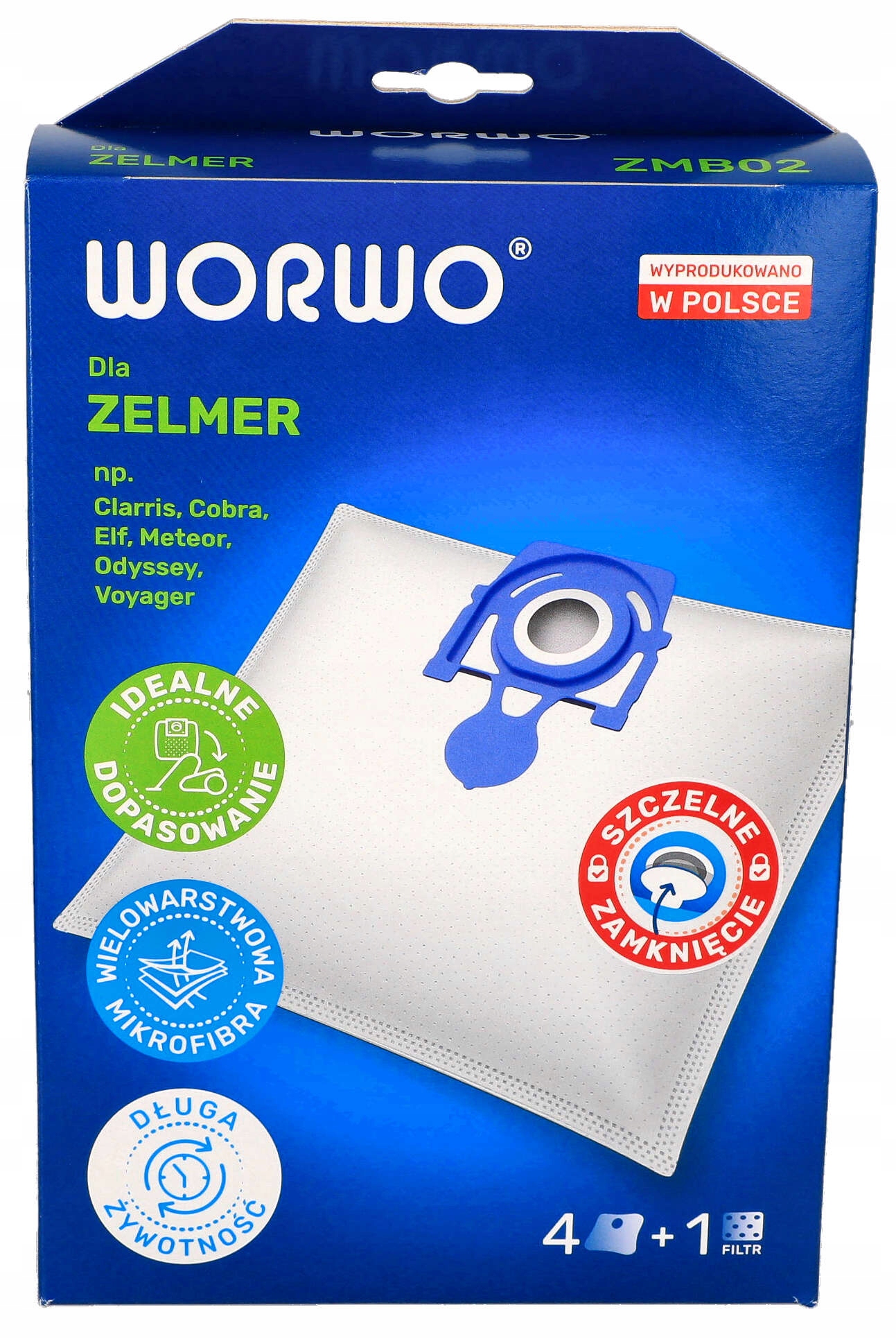 WORKI DO ODKURZACZ ZELMER METEOR 2 ODYSSEY ELF 2 Stan opakowania oryginalne