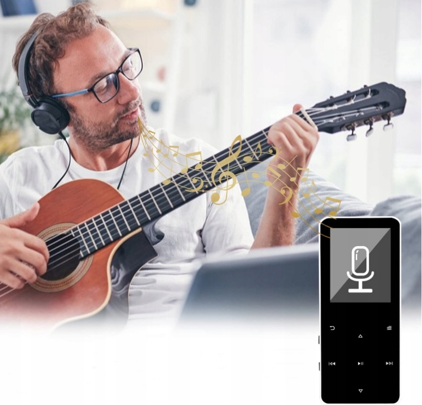 Odtwarzacz MP4 MP3 16 GB Bluetooth 5.0 Radio HiFi Marka bez marki