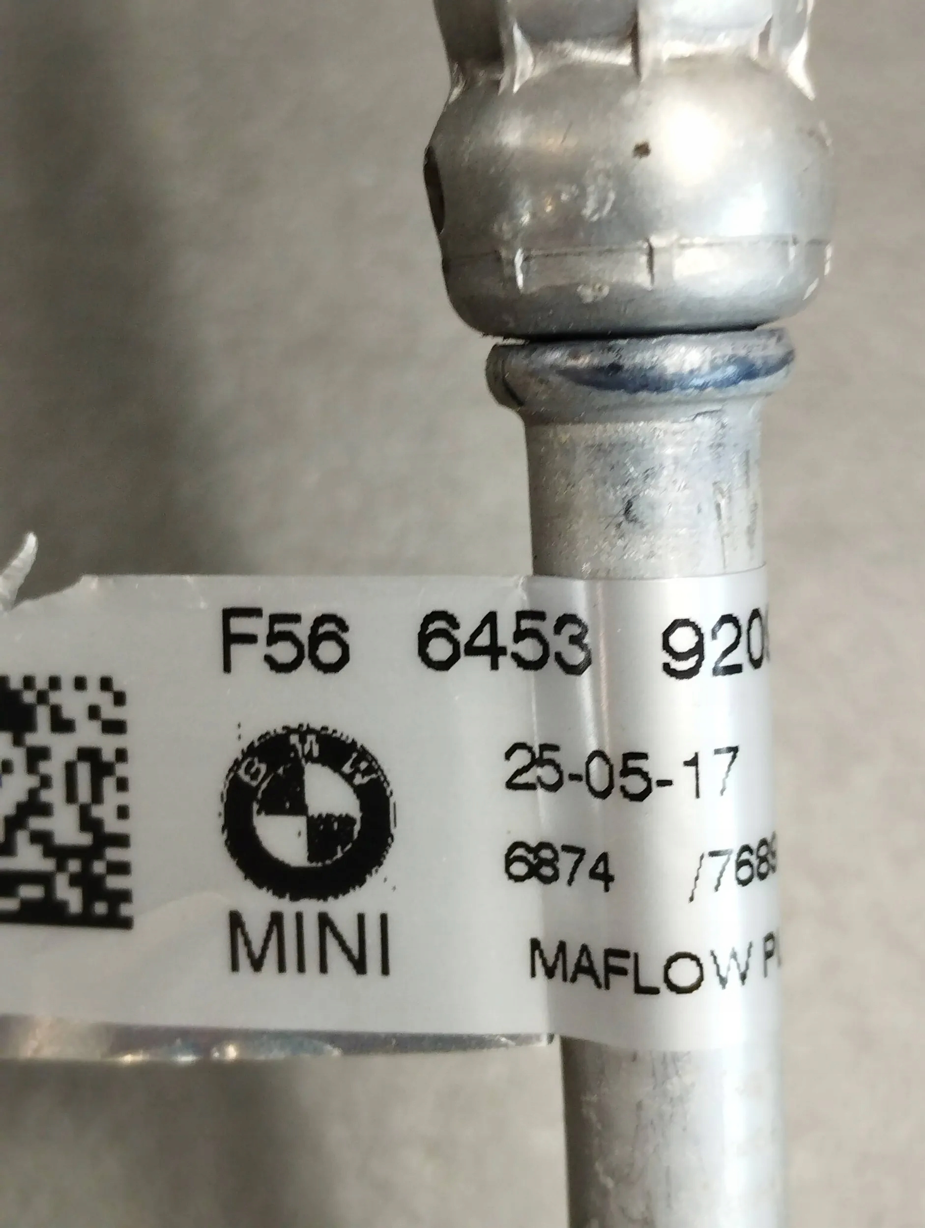 BMW X1 F48 cső klíma 9209724