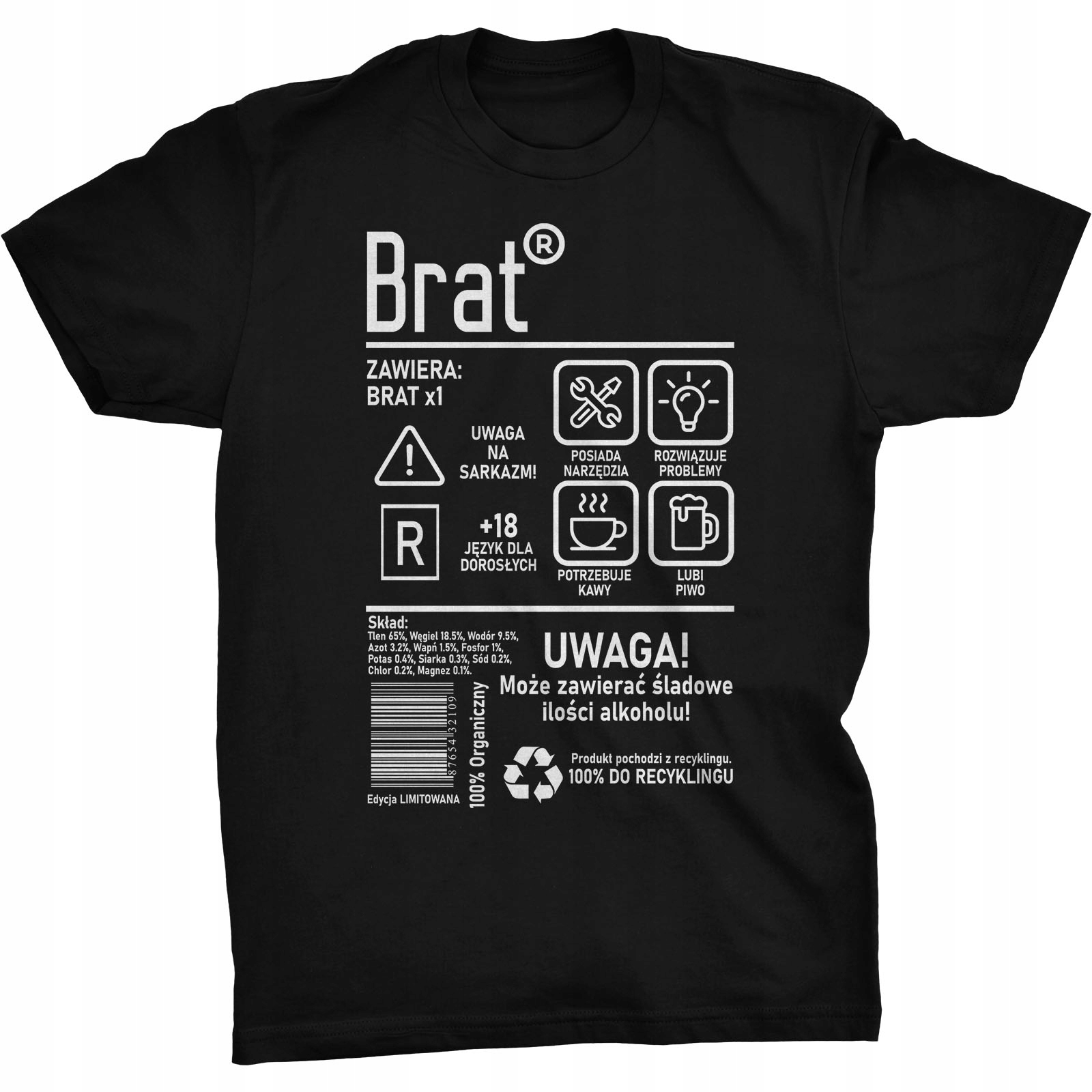 

Brat Etykieta Koszulka Dla Brata