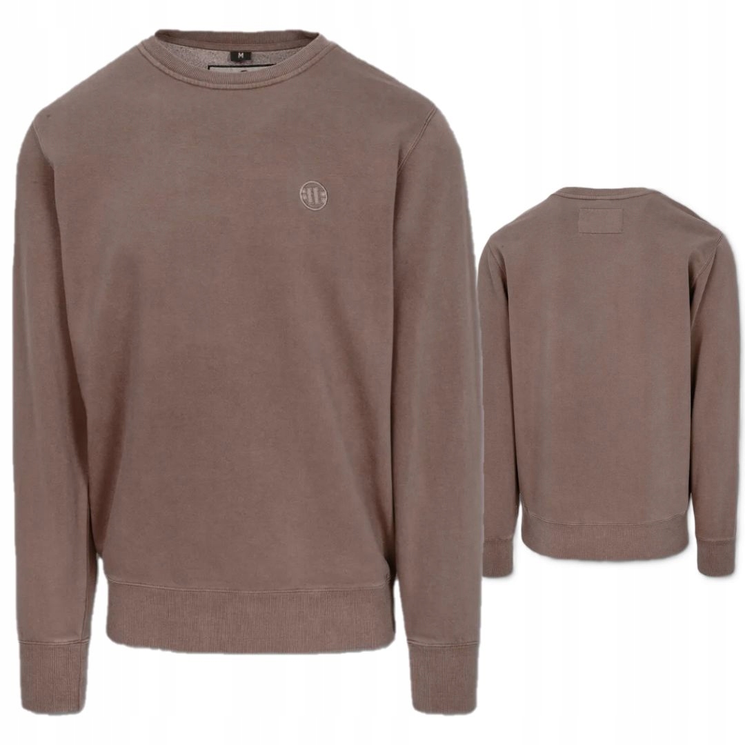 Pitbull West Coast Pánská Mikina Bez Kapuce Washed Lancaster II Bordó L