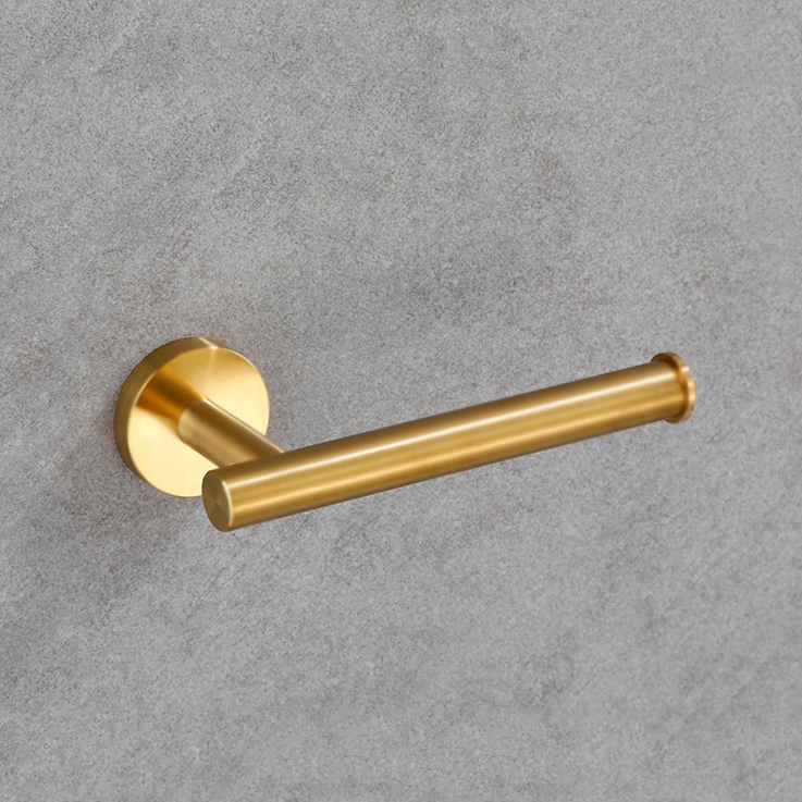 Uchwyt wieszak na papier toaletowy ZŁOTY POŁYSK Szerokość produktu 5.5 cm