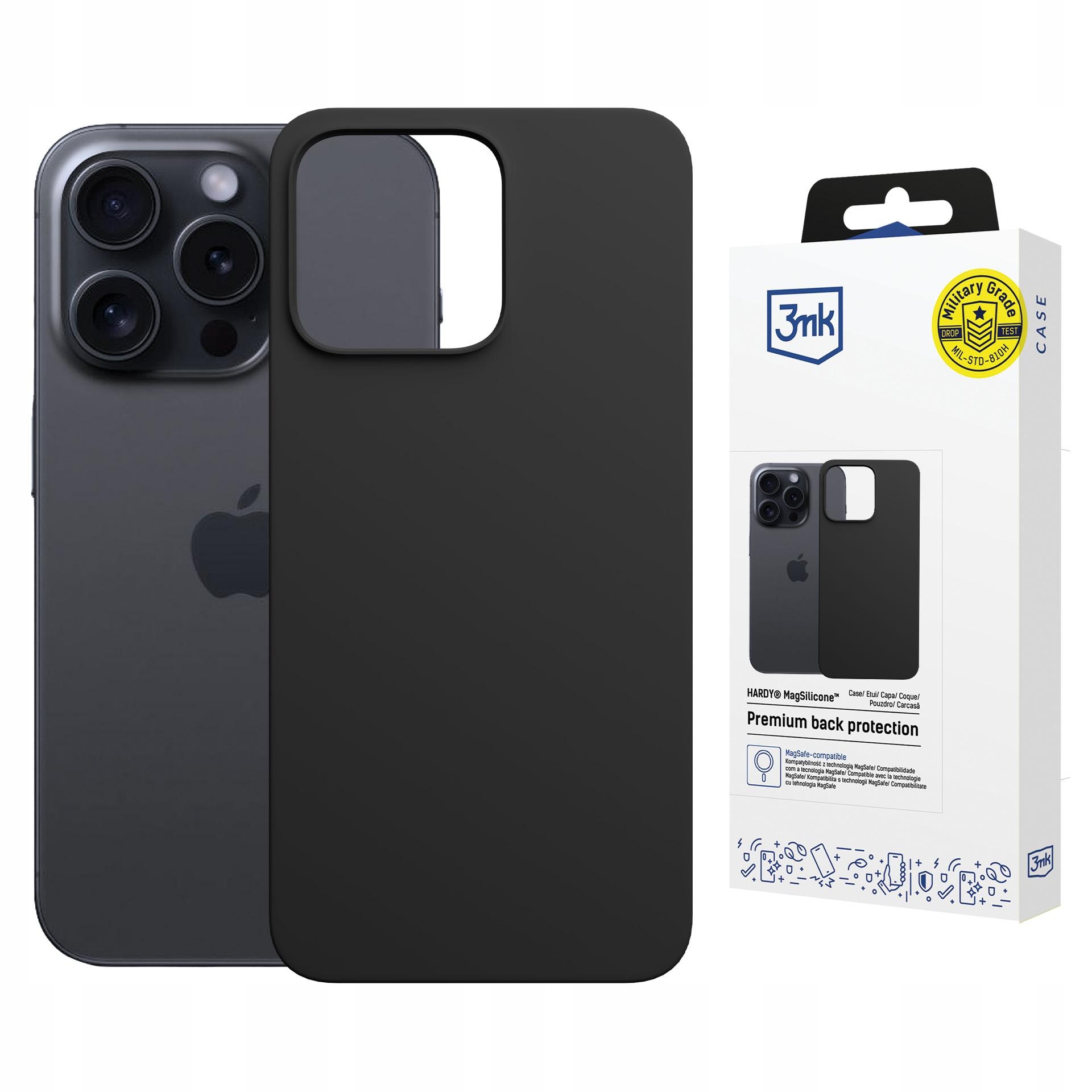 Apple iPhone 16 Pro 3mk Hardy MagSilicone Graphite