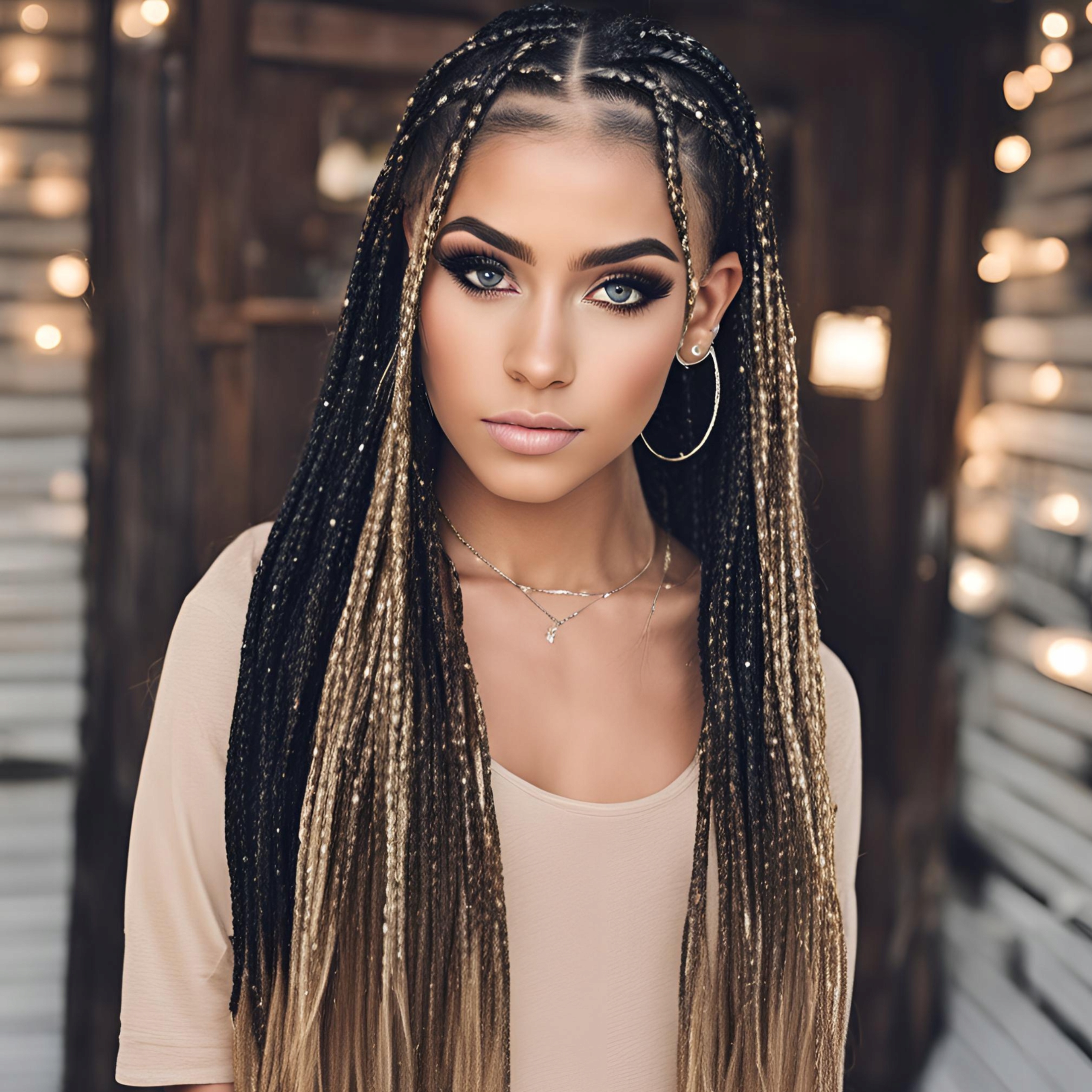 WŁOSY SYNTETYCZNE DO WARKOCZYKÓW KOLOROWE WARKOCZYKI DOCZEPIANE WLOSY OMBRE Typ włosów syntetyczne