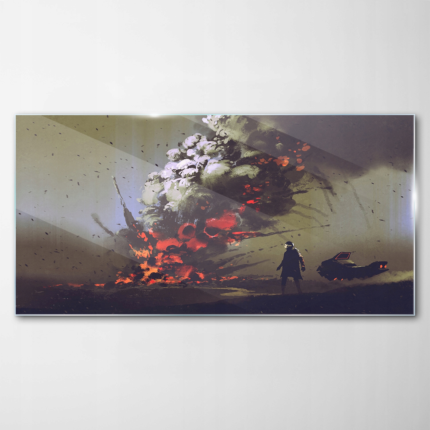

Obraz Szklany Dekor SciFi Wehikuł Sztuka 100x50