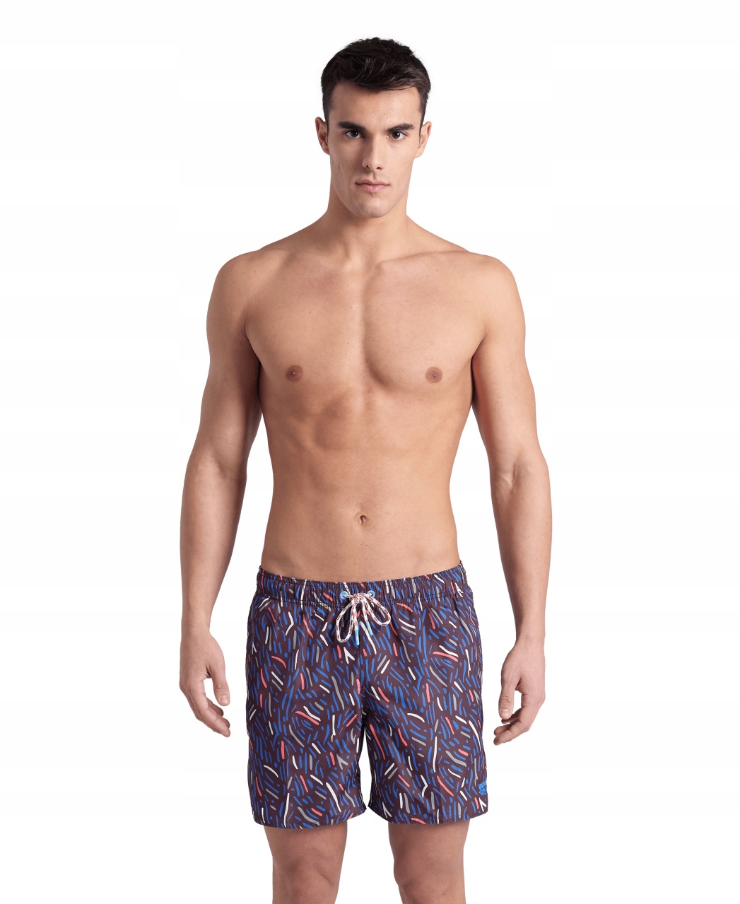 Kraťasy Arena Water Prints Beach Boxer Ao Sepia-multi XL