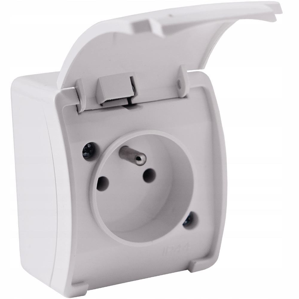 GNIAZDO POJEDYNCZE NATYNKOWE HERMETYCZNE Z UZ IP44