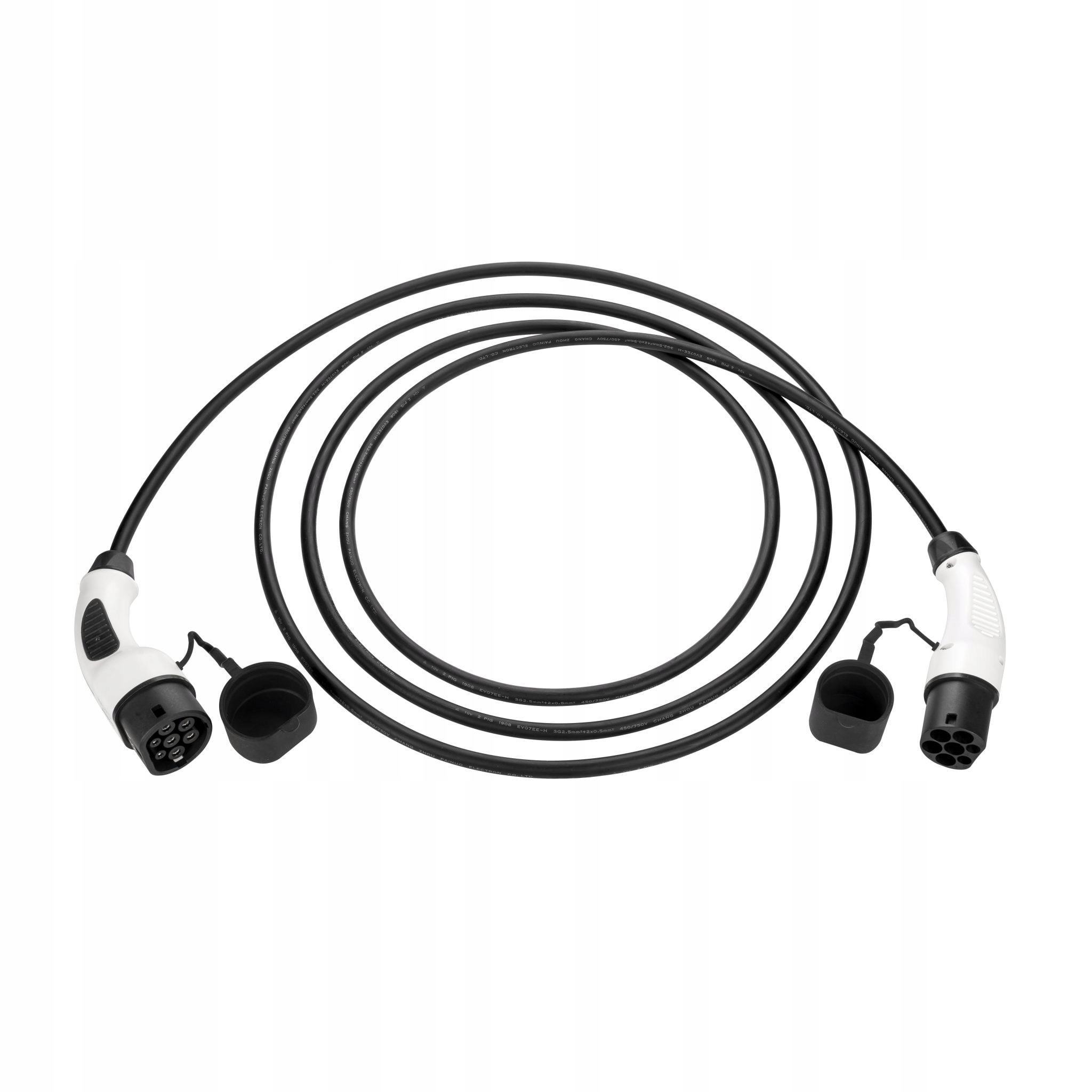 Кабель для зарядки електромобіля T2 16A 5M