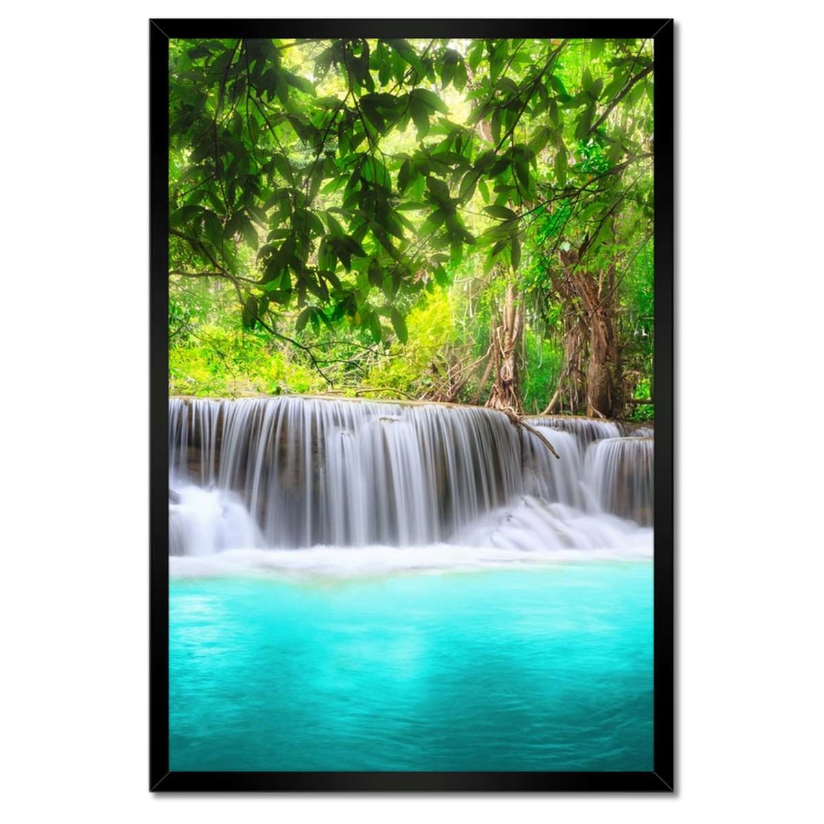 Plakáty v rámu 40x60 Vodopád v Asii