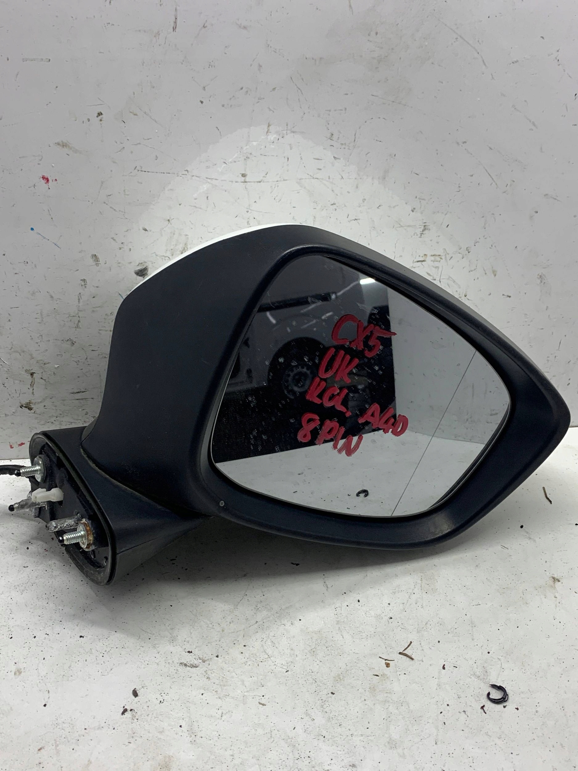 mirror exterior right 8 PIN MAZDA CX5 CX-5 (2012-2015) colour A4D UK