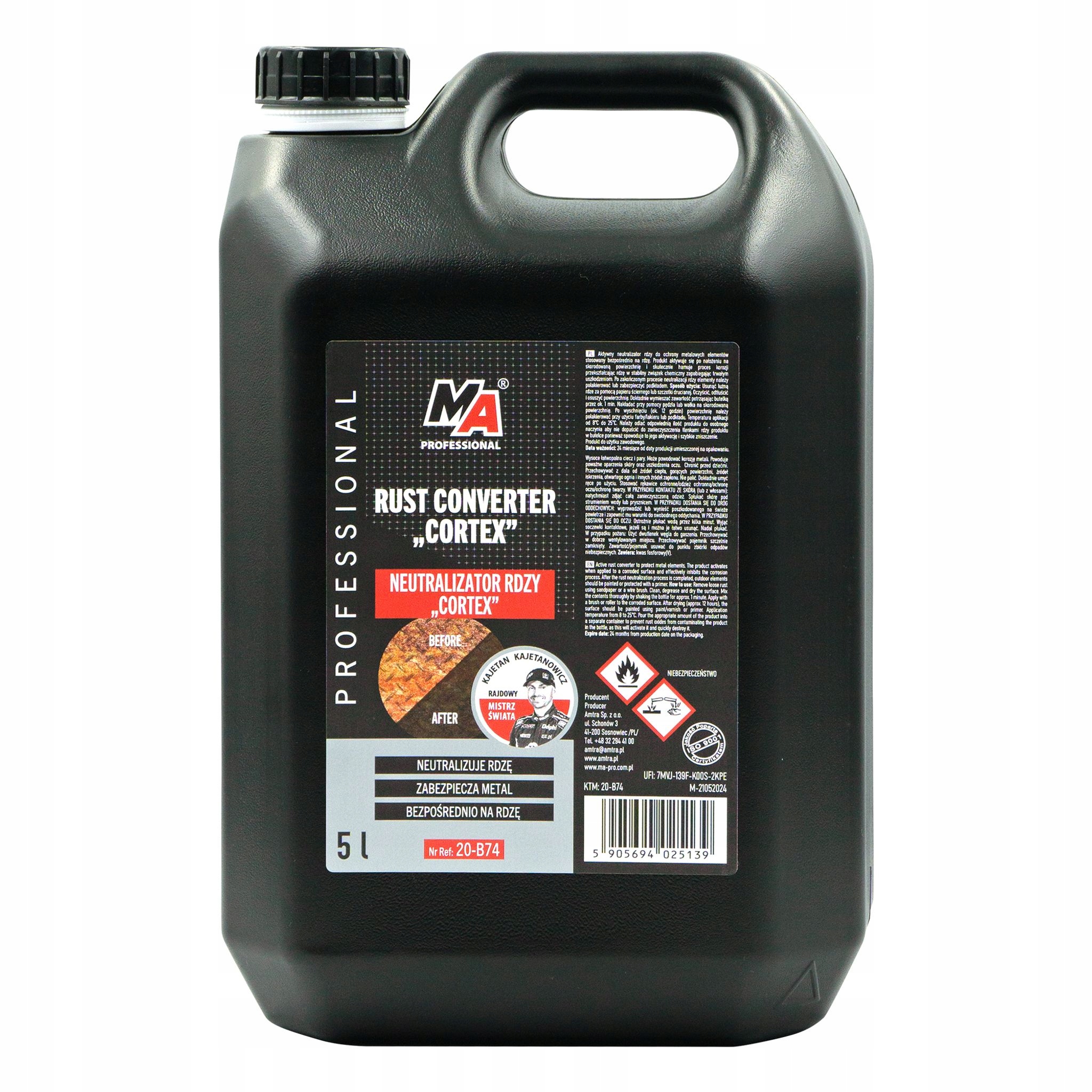 Neutralizator Rdzy Ma Professional Cortex 5L