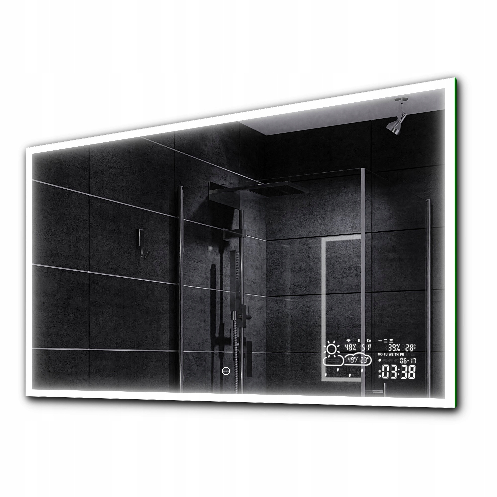 

Lustro łazienkowe Led +pogoda +dotyk 150x80 Boston