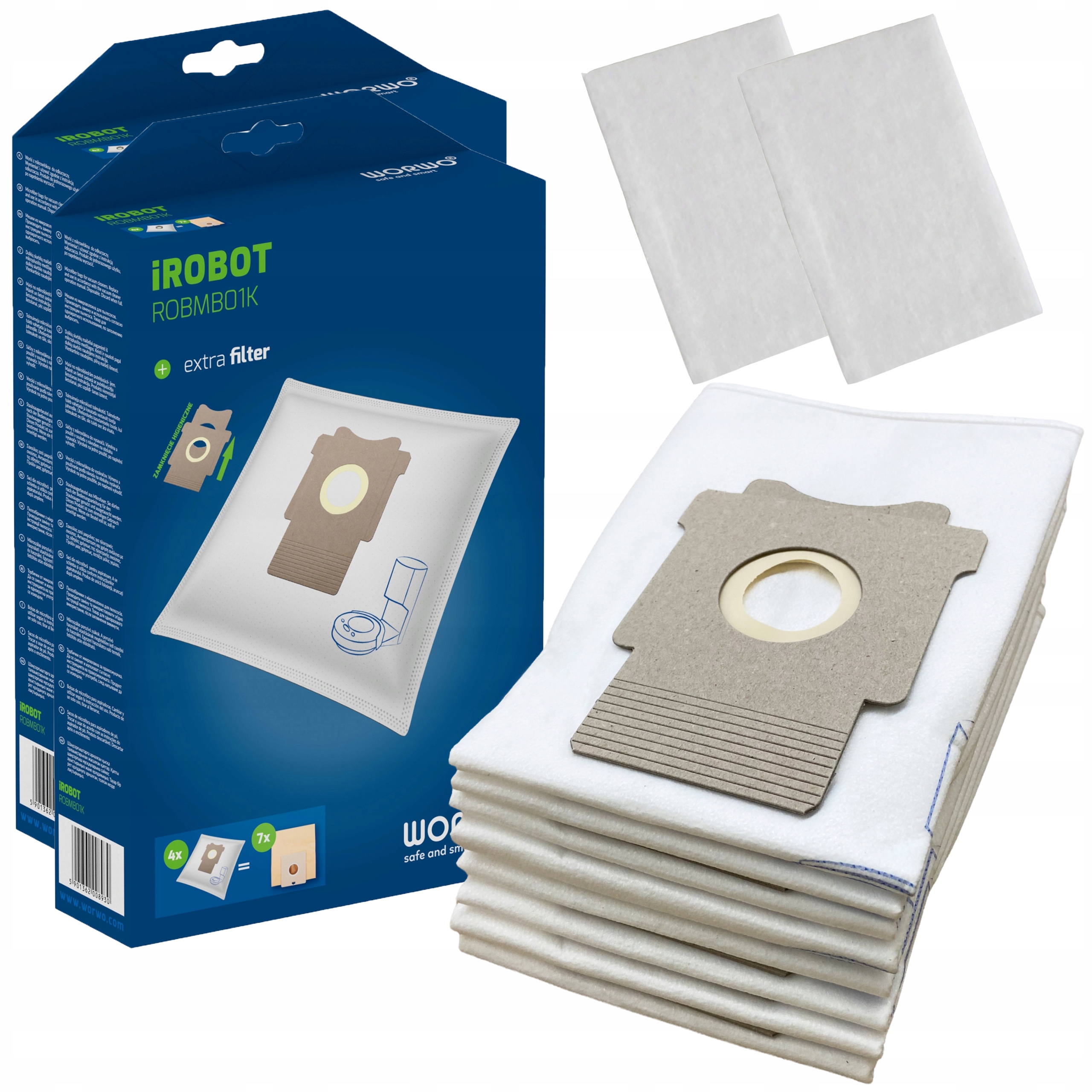 

8x Worki filtr do iRobot Roomba i4+ i7+ j7+ s9+