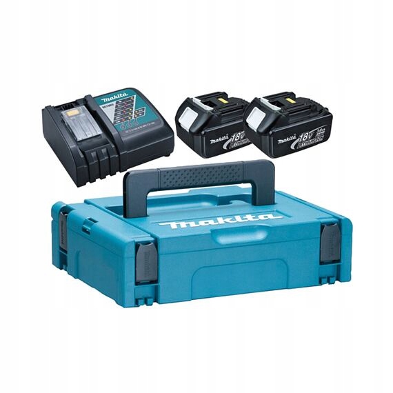 Makita 197952-5 set baterií 18V Lxt, 2*BL1830B 18V/3Ah DC18RC, Makpac 1