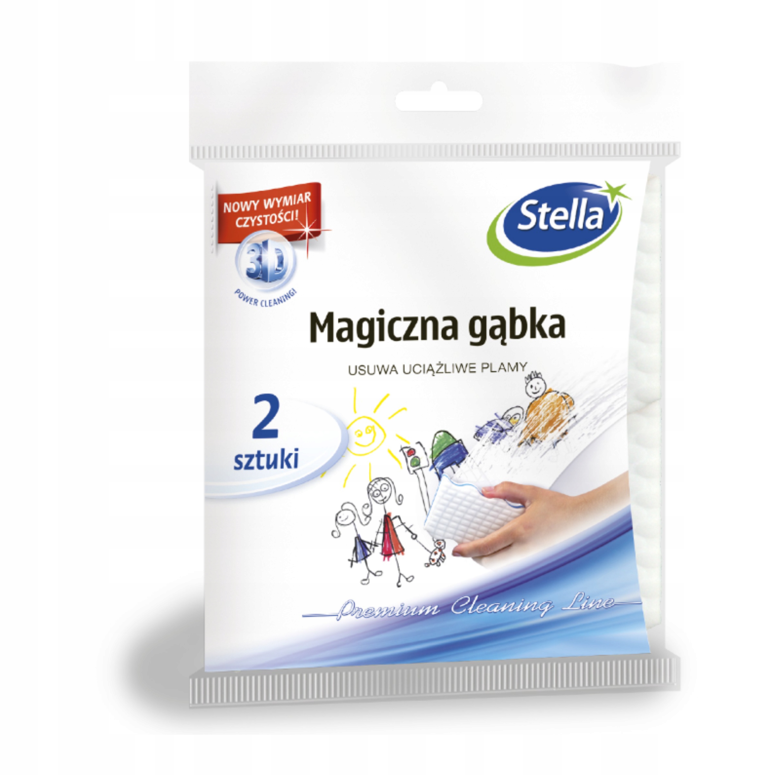 

Magiczna gąbka falowany Stella 2 szt.