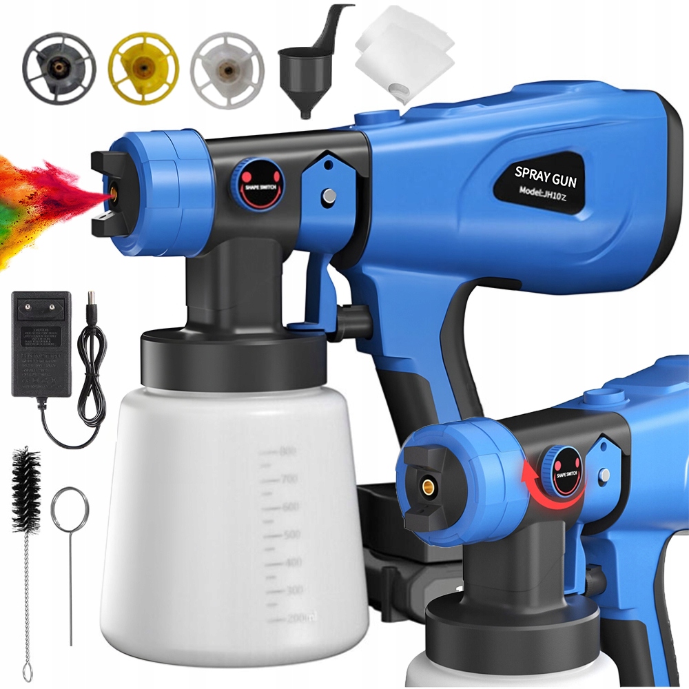 Elektrická Malířská Pistole Na Malování Stěn Akumulátor 18 V 1500 Mah