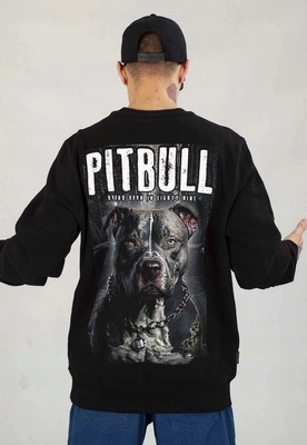 Mikina Pit Bull Bez Kapuce Street King černá