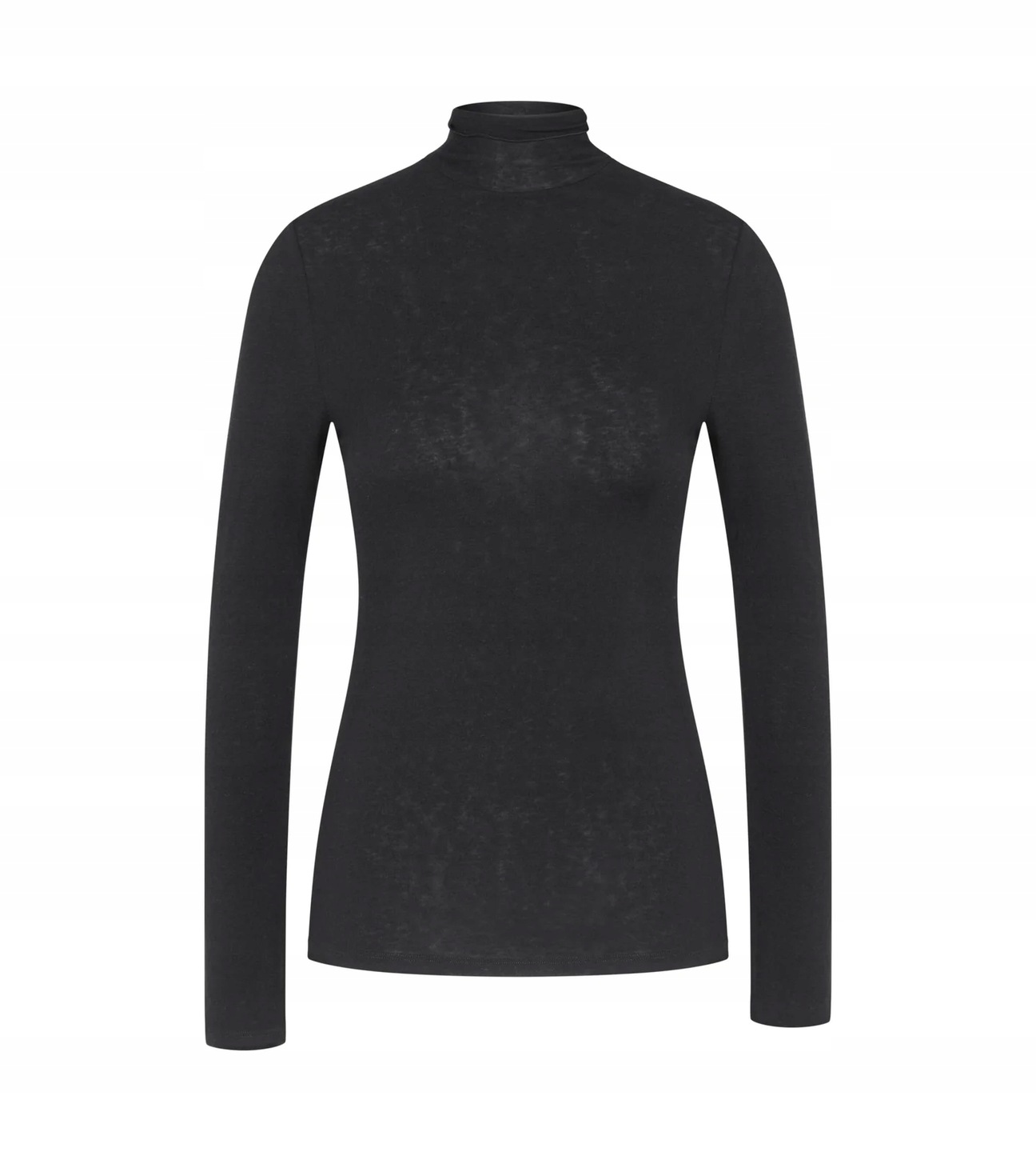 Černý dámský přiléhavý vlněný rolák Triumph S