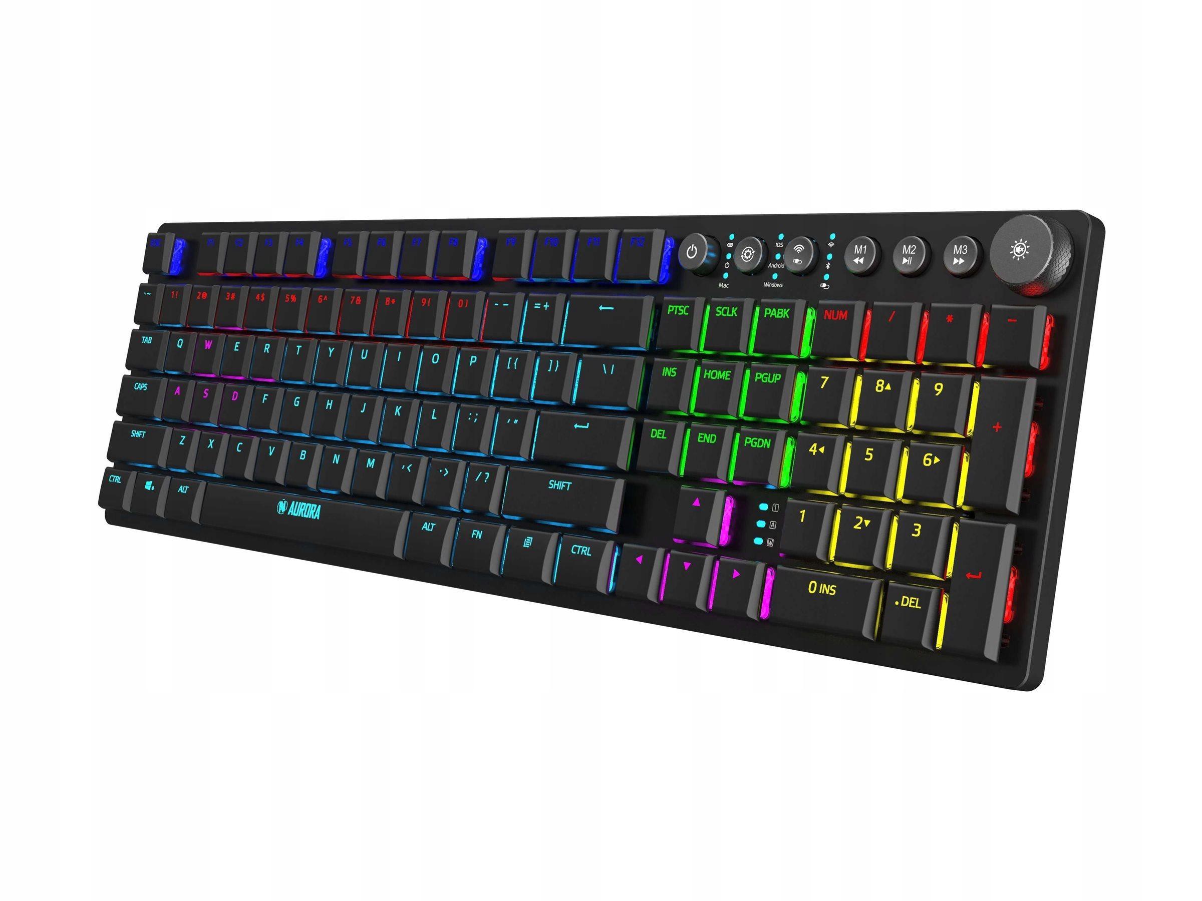 Ibox Aurora K-6 Led wired/wireless Mechanical keyboard