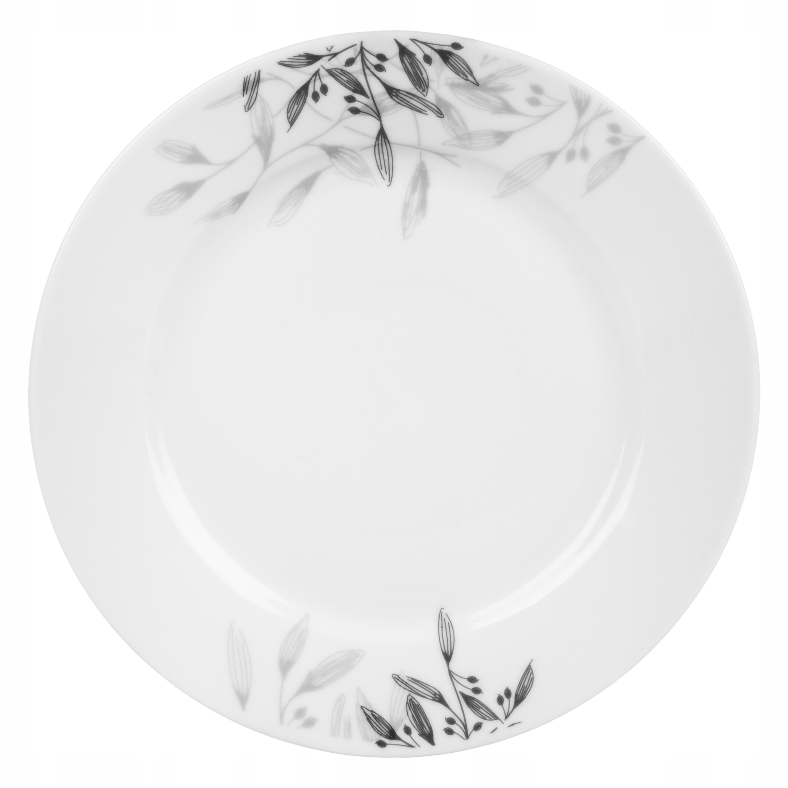 SERWIS KOMPLET OBIADOWY TALERZE BIAŁE ZASTAWA PORCELANOWA NA 6 OSÓB 18 EL Liczba elementów w zestawie 18