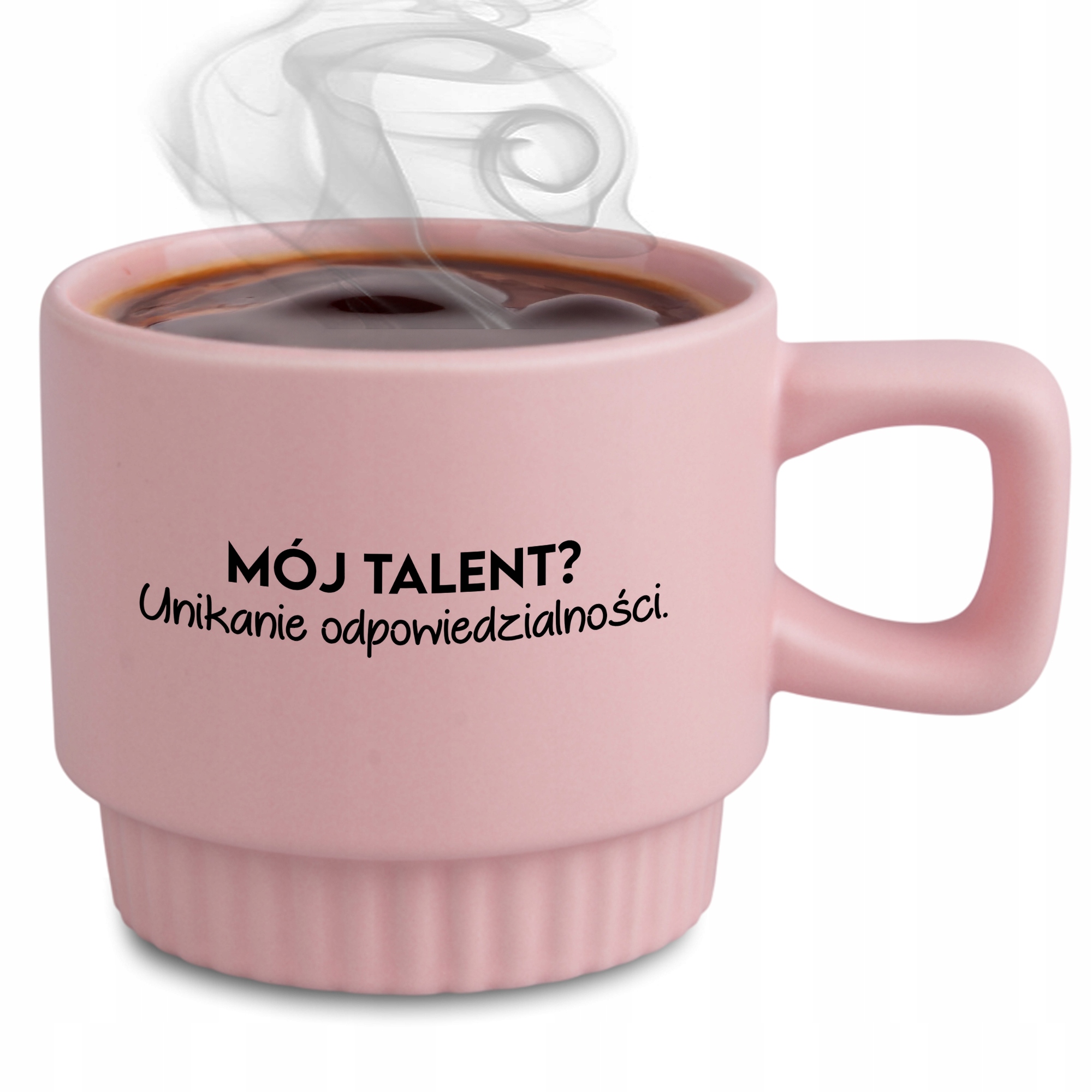 Ryhovaný Hrnček, Elegantný Darček Do Práce Korpo Kancelárie, Ružový, Môj Talent?