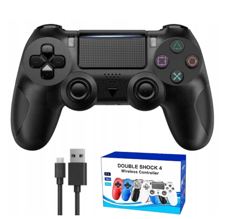 Bezprzewodowy Pad Do PS4 Doubleshock Kontroler Czarny