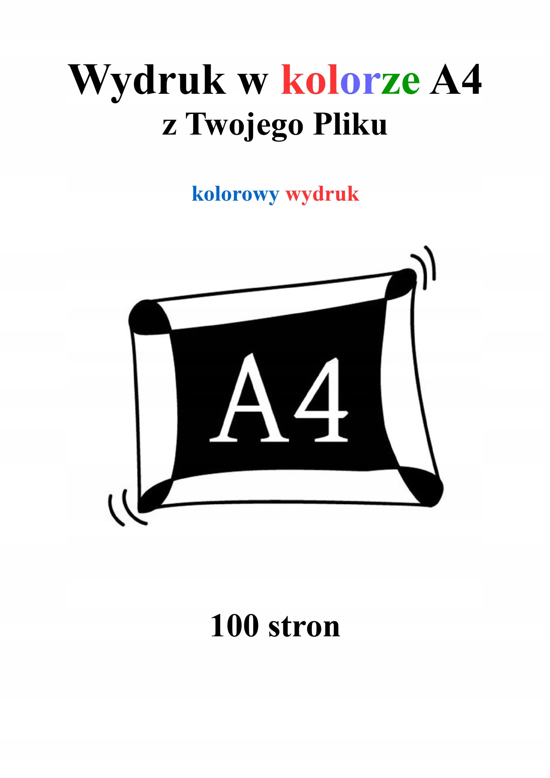 

Wydruk Pdf Drukowanie Z Pliku 100 str. Kolor