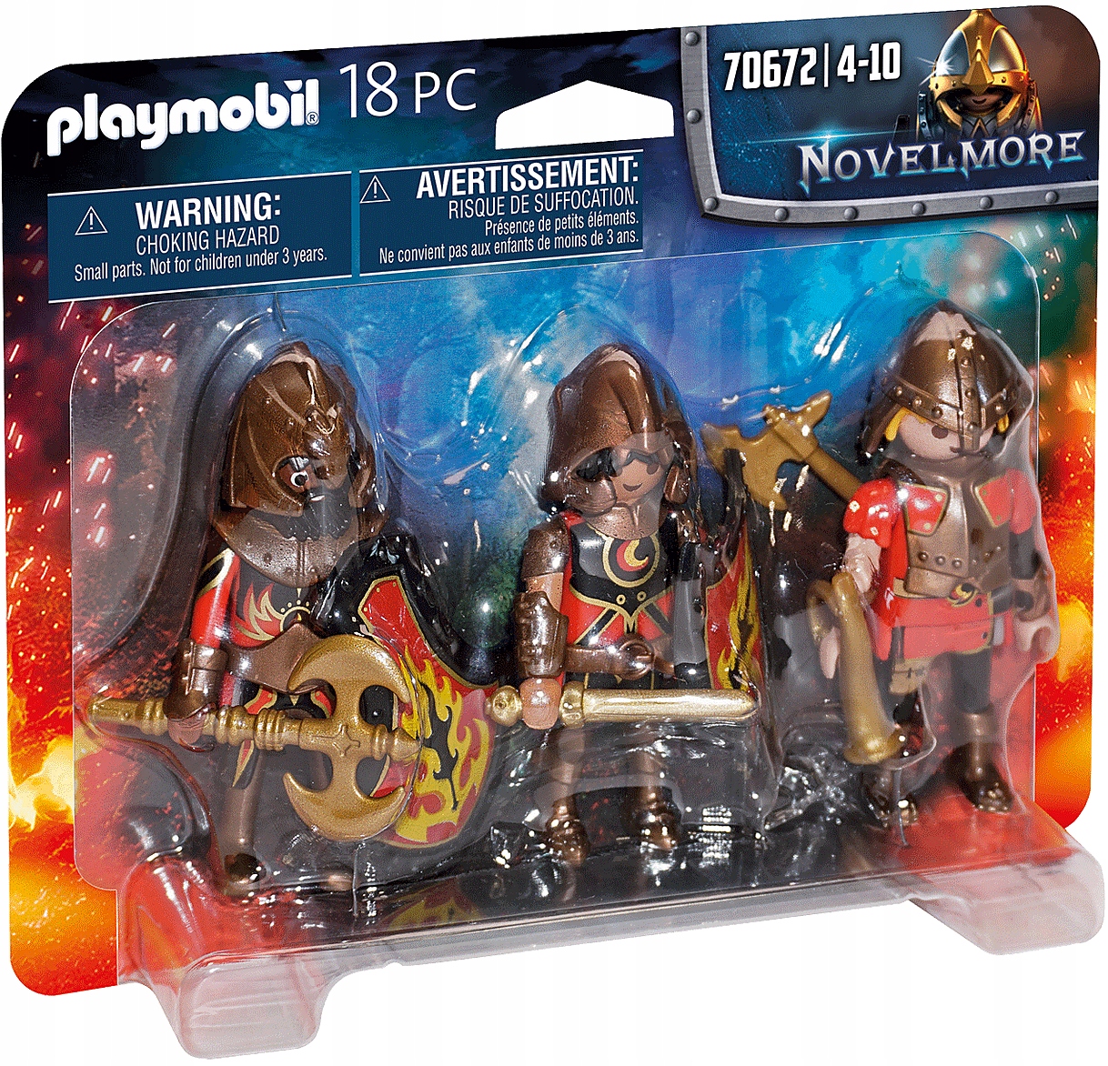 

Playmobil 70672 Trzech Wojowników Burnham do 70221