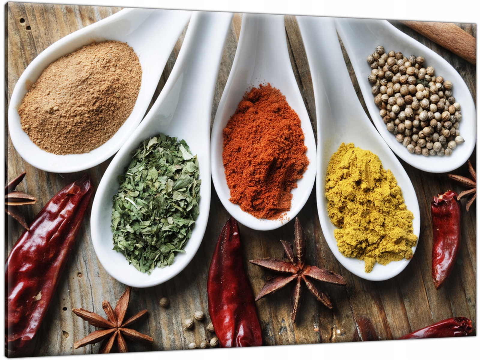 

Obraz na płótnie Przyprawy 120x80 Obraz do kuchni