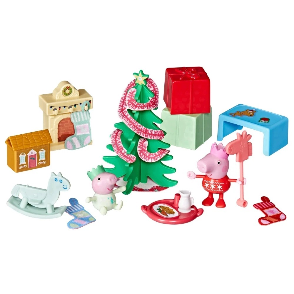 Адвент-календарь Peppa Pig Hasbro G3127, фигурки, наклейки и аксессуары, от 3 лет — фото 2