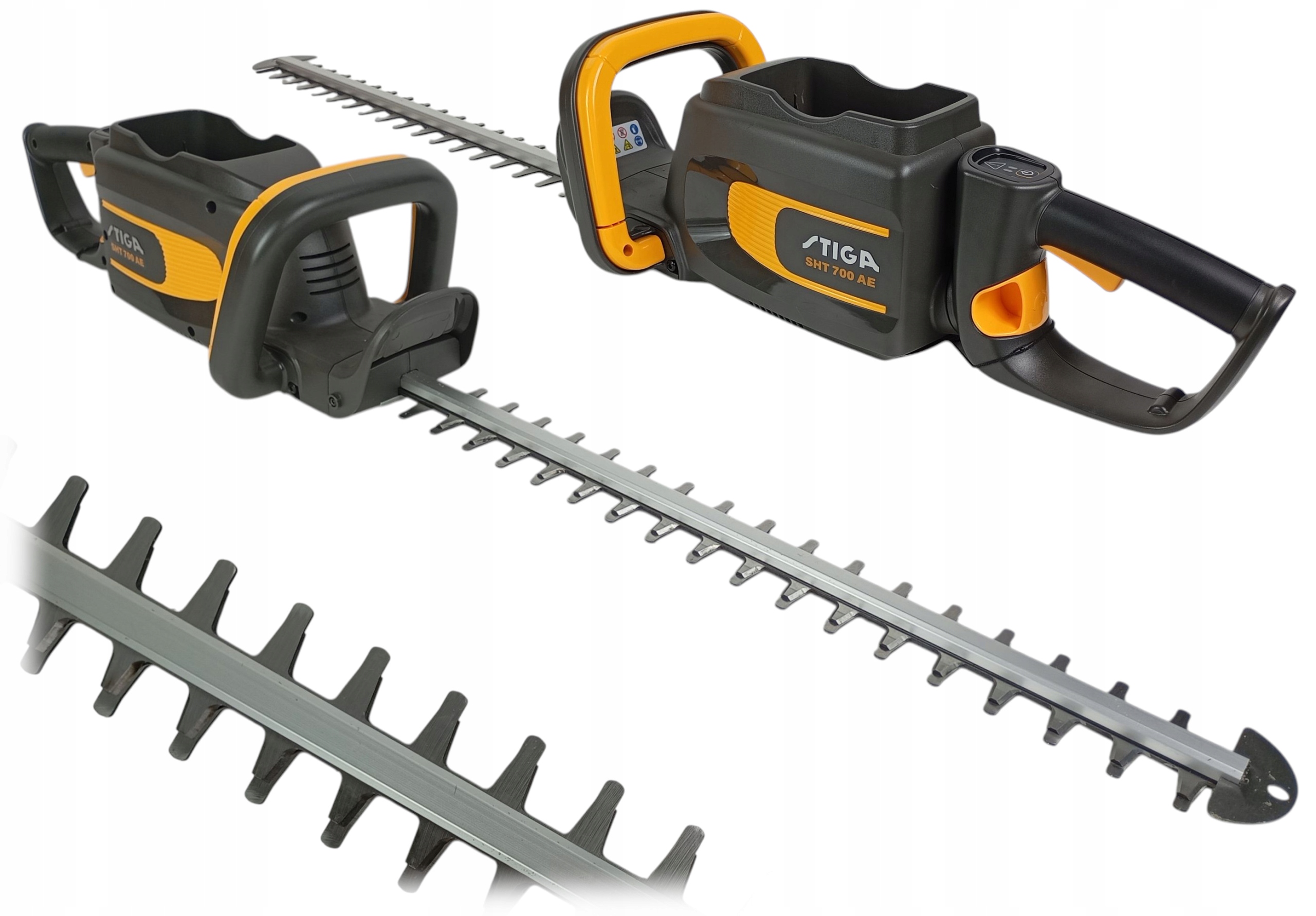 Stiga Sht 700 Ae nożyce do żywopłotu akumulatorowe 63 cm Body do 26 mm 48V